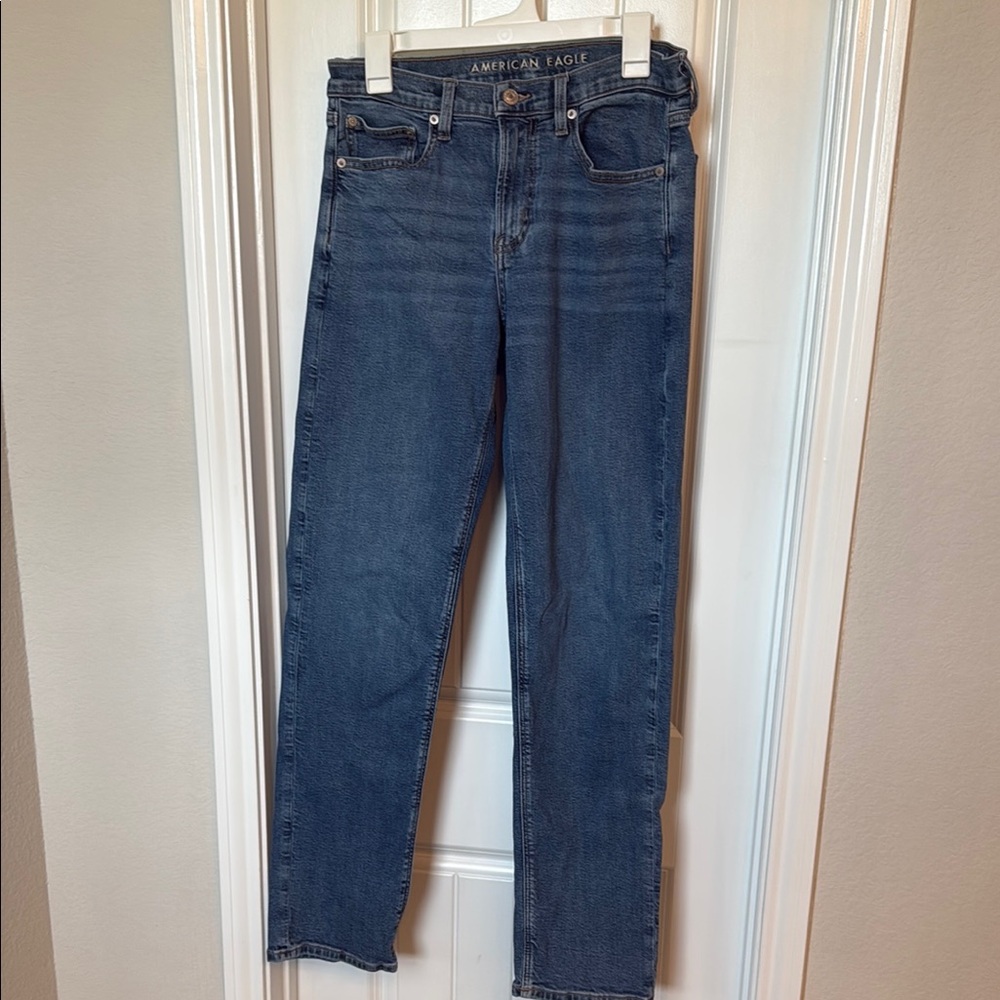 American Eagle Outfitters Blue Straight Leg Jeans
